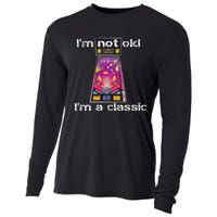 IM Not Old IM Classic Pinball Machine Cooling Performance Long Sleeve Crew