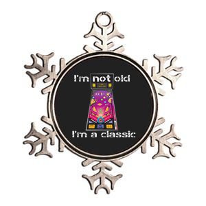 IM Not Old IM Classic Pinball Machine Metallic Star Ornament