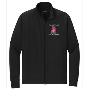 IM Not Old IM Classic Pinball Machine Stretch Full-Zip Cadet Jacket