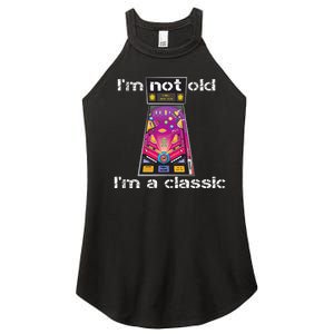 IM Not Old IM Classic Pinball Machine Women's Perfect Tri Rocker Tank