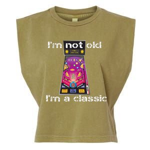 IM Not Old IM Classic Pinball Machine Garment-Dyed Women's Muscle Tee