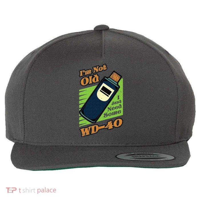 Im Not Old I Just Need Some WD40 Funny Mom Dad Wool Snapback Cap
