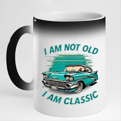 I'm Not Old I'm Classic Funny Car Graphic 11oz Black Color Changing Mug