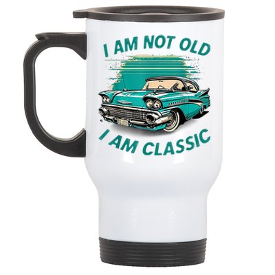 I'm Not Old I'm Classic Funny Car Graphic Stainless Steel Travel Mug