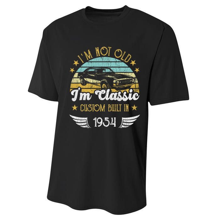 IM Not Old IM Classic Car Vintage 1954 Birthday Performance Sprint T-Shirt