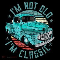 Im Not Old Im Classic Funny Retro Cool Car Vintage Poster