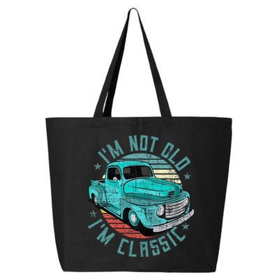 Im Not Old Im Classic Funny Retro Cool Car Vintage 25L Jumbo Tote