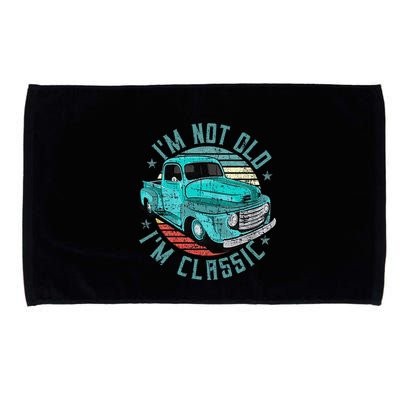 Im Not Old Im Classic Funny Retro Cool Car Vintage Microfiber Hand Towel