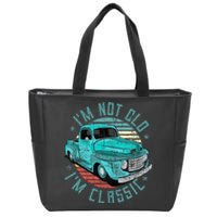 Im Not Old Im Classic Funny Retro Cool Car Vintage Zip Tote Bag