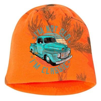 Im Not Old Im Classic Funny Retro Cool Car Vintage Kati - Camo Knit Beanie