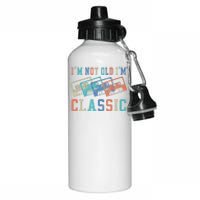 I'm Not Old Im Classic Grandpa Dad Birthday Gifts Rock Music Aluminum Water Bottle