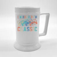 I'm Not Old Im Classic Grandpa Dad Birthday Gifts Rock Music Beer Stein