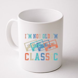 I'm Not Old Im Classic Grandpa Dad Birthday Gifts Rock Music Coffee Mug