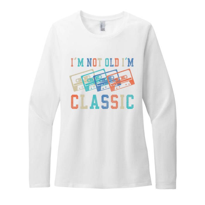 I'm Not Old Im Classic Grandpa Dad Birthday Gifts Rock Music Womens CVC Long Sleeve Shirt