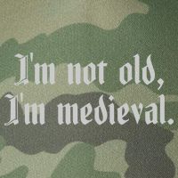 I'm Not Old I'm Medieval Joust Medieval Jousting Ren Faire Legacy Tie Dye Trucker Hat