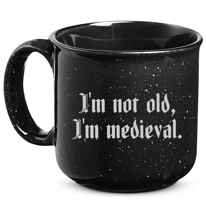 I'm Not Old I'm Medieval Joust Medieval Jousting Ren Faire 15oz Campfire Ceramic Mug