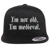 I'm Not Old I'm Medieval Joust Medieval Jousting Ren Faire Flatbill Hat