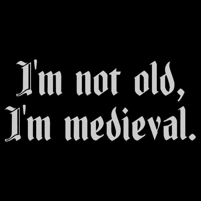 I'm Not Old I'm Medieval Joust Medieval Jousting Ren Faire Flatbill Hat