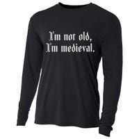 I'm Not Old I'm Medieval Joust Medieval Jousting Ren Faire Cooling Performance Long Sleeve Crew