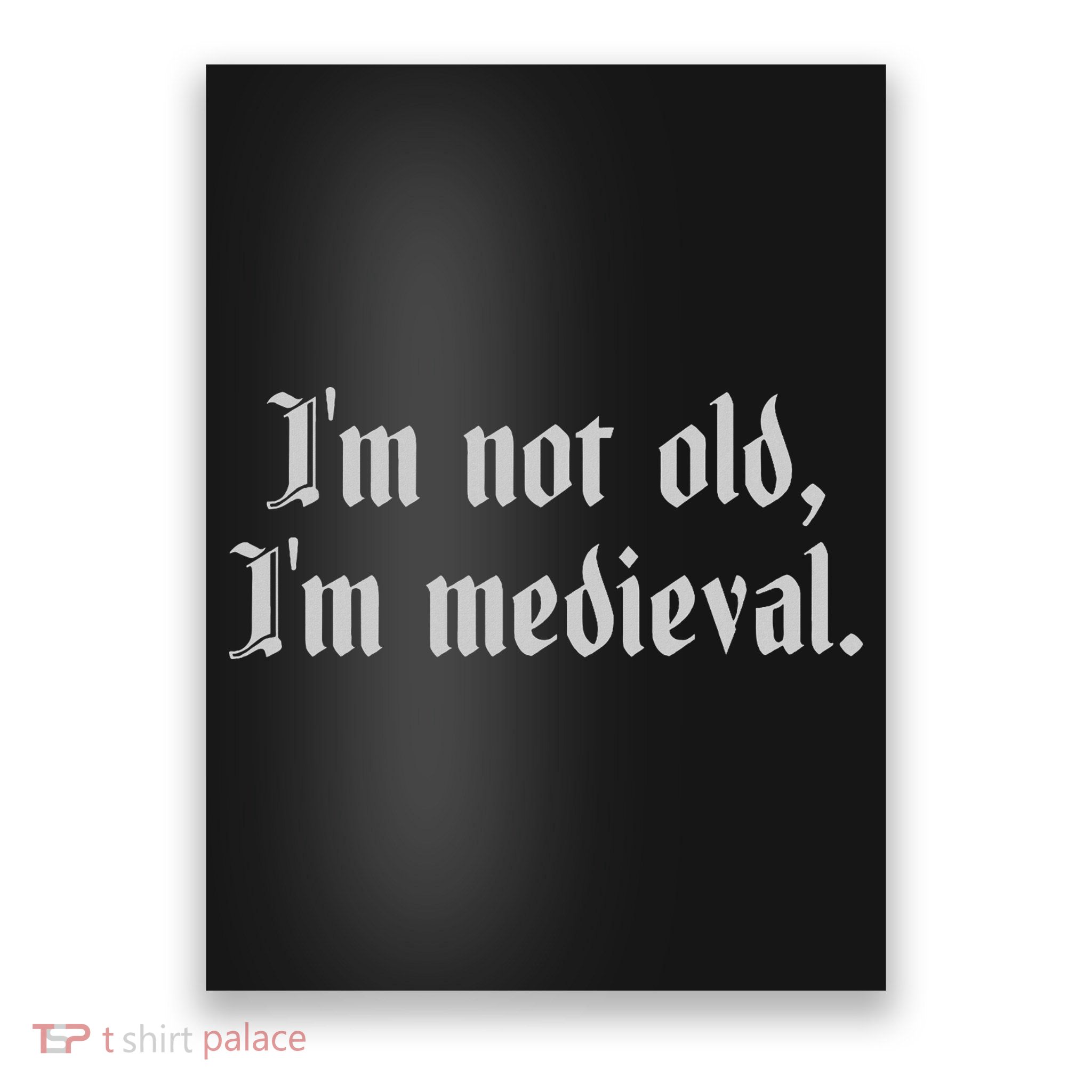 I'm Not Old I'm Medieval Joust Medieval Jousting Ren Faire Poster