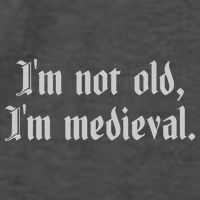 I'm Not Old I'm Medieval Joust Medieval Jousting Ren Faire Vector Backpack