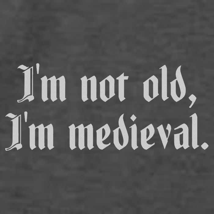 I'm Not Old I'm Medieval Joust Medieval Jousting Ren Faire Vector Backpack