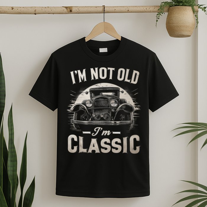 I'm Not Old I'm Classic Retro Vintage Funny Car T-Shirt