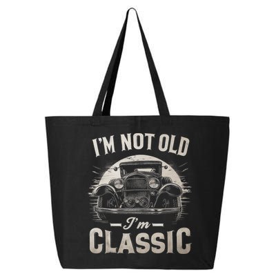 I'm Not Old I'm Classic Retro Vintage Funny Car 25L Jumbo Tote