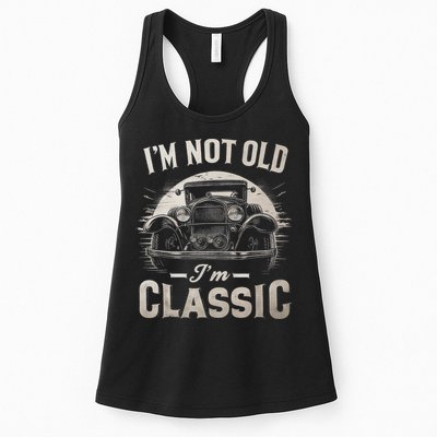 I'm Not Old I'm Classic Retro Vintage Funny Car Womens Tank Top