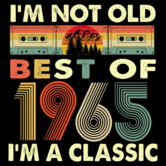 I'm Not Old I'm A Classic Vintage 1965 57th Birthday Gifts Backpack