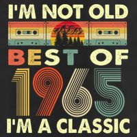 I'm Not Old I'm A Classic Vintage 1965 57th Birthday Gifts Beanie