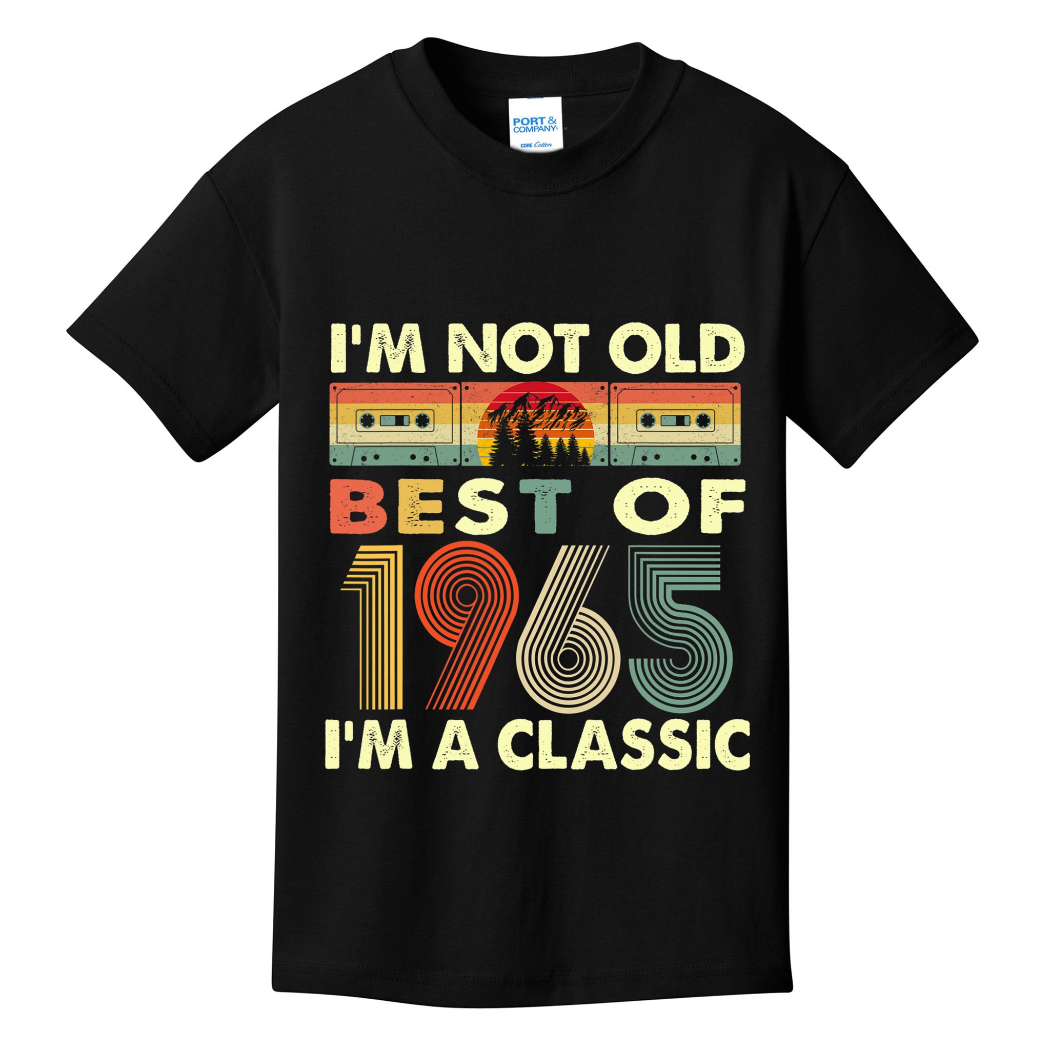 I'm Not Old I'm A Classic Vintage 1965 57th Birthday Gifts Kids T-Shirt