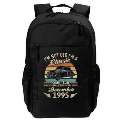Im Not Old Im A Classic Born In December 1995 Car Birthday Backpack
