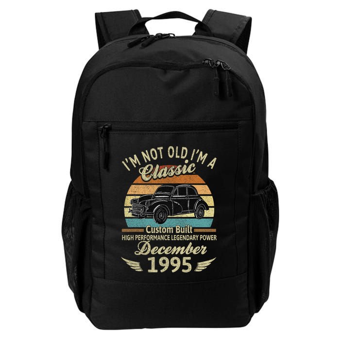 Im Not Old Im A Classic Born In December 1995 Car Birthday Backpack
