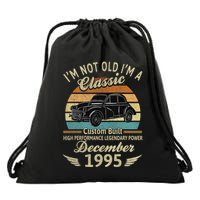 Im Not Old Im A Classic Born In December 1995 Car Birthday Drawstring Bag