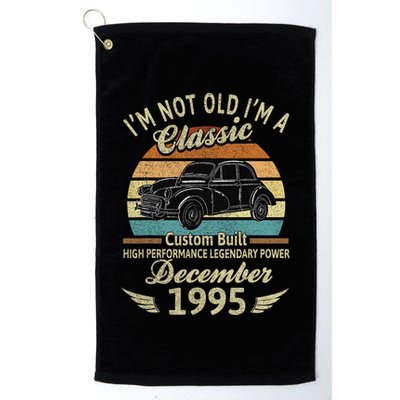 Im Not Old Im A Classic Born In December 1995 Car Birthday Golf Towel