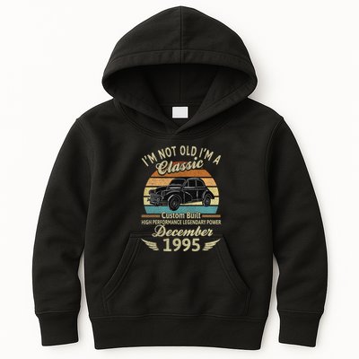 Im Not Old Im A Classic Born In December 1995 Car Birthday Kids Hoodie