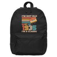 Im Not Old Best Of 1935 Im A Classic 90th Birthday 16 in Basic Backpack