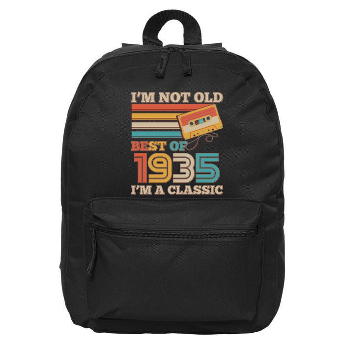 Im Not Old Best Of 1935 Im A Classic 90th Birthday 16 in Basic Backpack