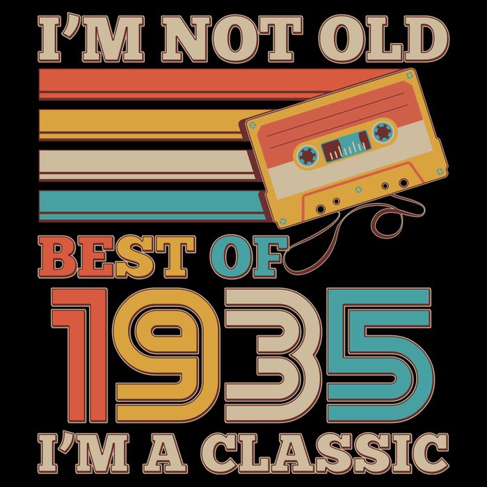 Im Not Old Best Of 1935 Im A Classic 90th Birthday 16 in Basic Backpack