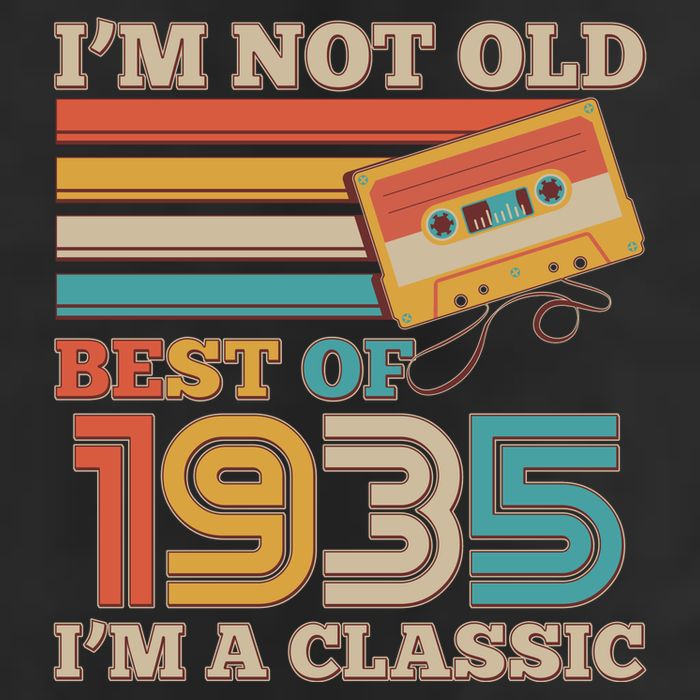 Im Not Old Best Of 1935 Im A Classic 90th Birthday Golf Towel