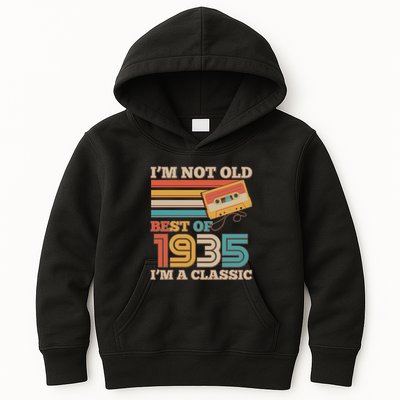 Im Not Old Best Of 1935 Im A Classic 90th Birthday Kids Hoodie