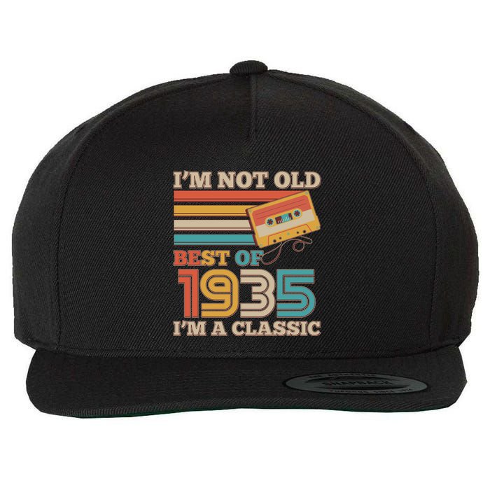 Im Not Old Best Of 1935 Im A Classic 90th Birthday Wool Snapback Cap