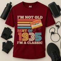 Im Not Old Best Of 1935 Im A Classic 90th Birthday Cooling Performance Crew T-Shirt