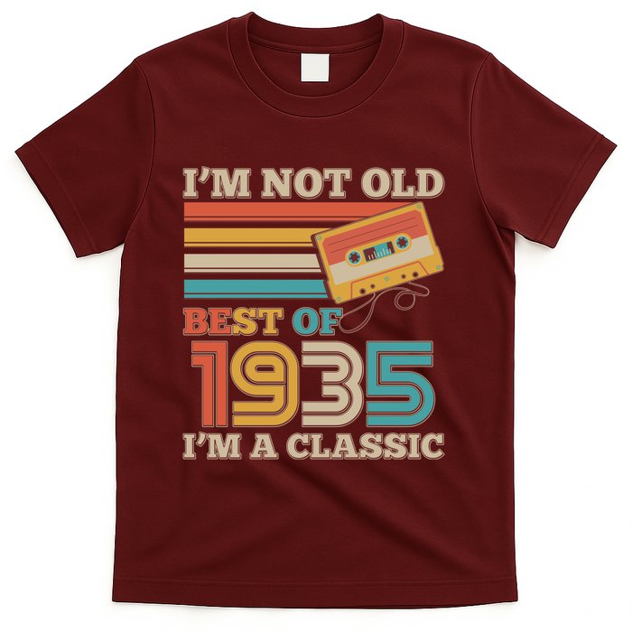 Im Not Old Best Of 1935 Im A Classic 90th Birthday T-Shirt
