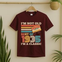 Im Not Old Best Of 1935 Im A Classic 90th Birthday T-Shirt