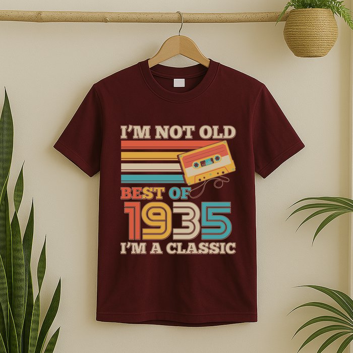 Im Not Old Best Of 1935 Im A Classic 90th Birthday T-Shirt
