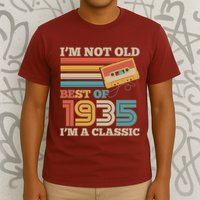 Im Not Old Best Of 1935 Im A Classic 90th Birthday T-Shirt