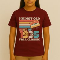 Im Not Old Best Of 1935 Im A Classic 90th Birthday T-Shirt