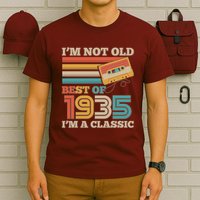 Im Not Old Best Of 1935 Im A Classic 90th Birthday T-Shirt